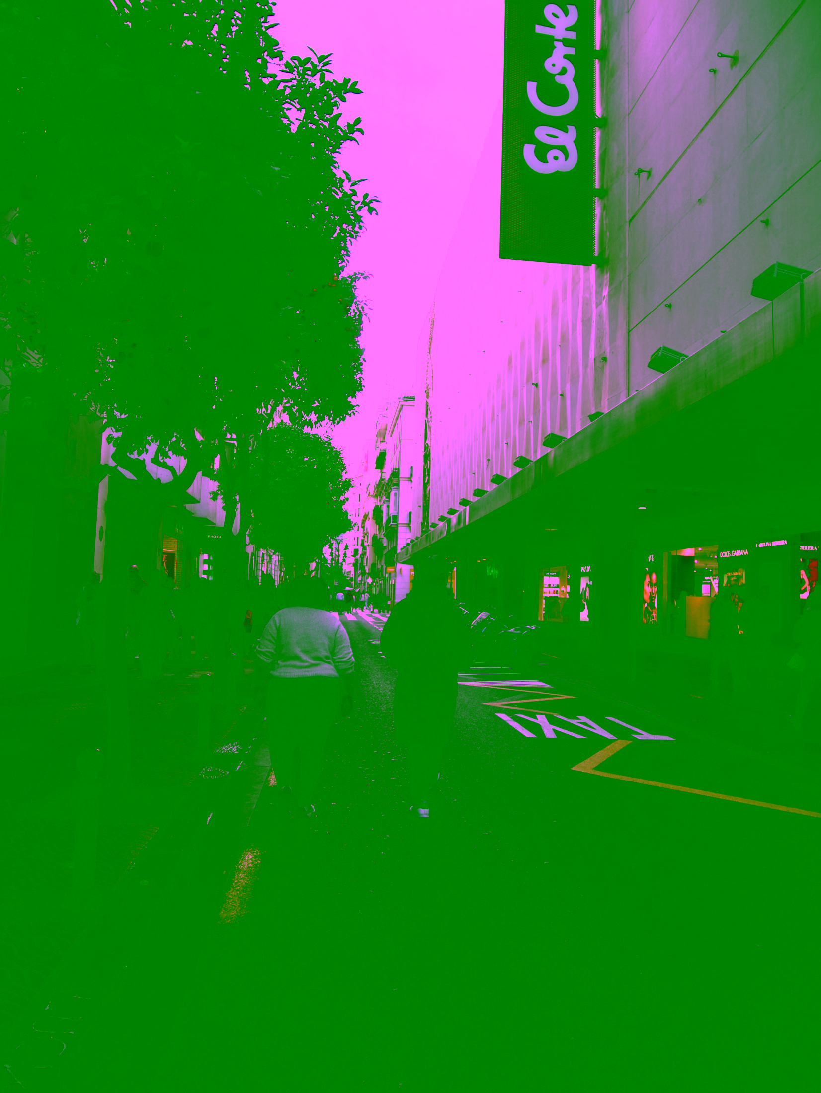 Street near El Corte Inglés